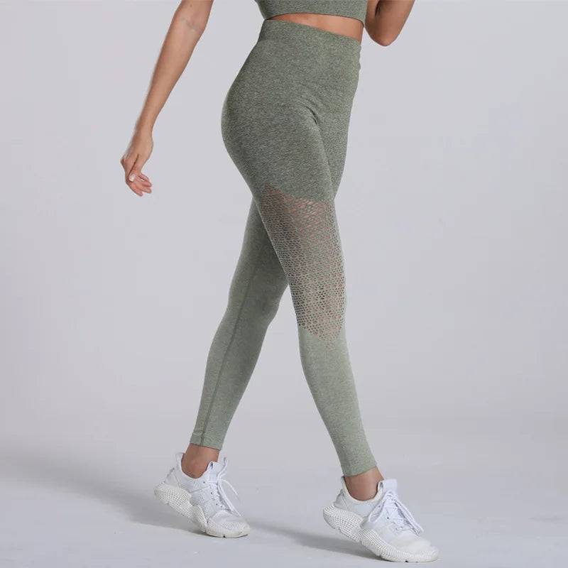 Seamless High-Waist Squat-Proof Fitness Leggings