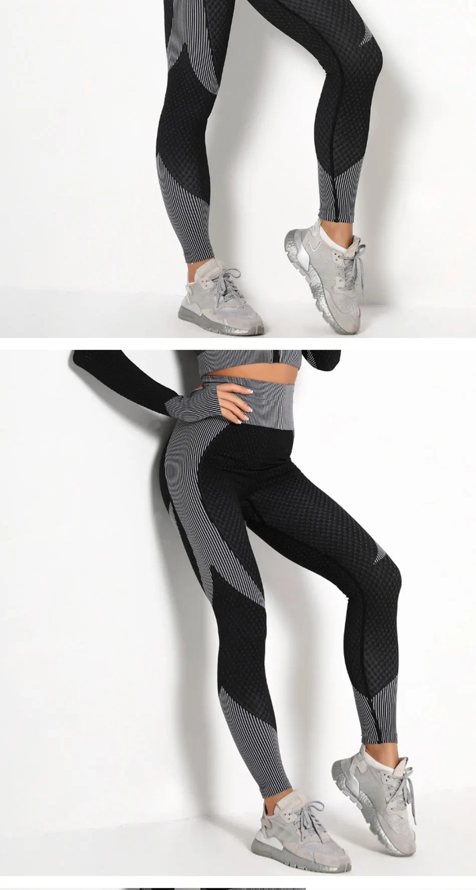 High-Waisted Seamless Gym Leggings