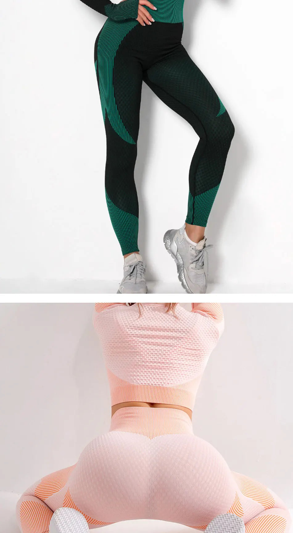 High-Waisted Seamless Gym Leggings