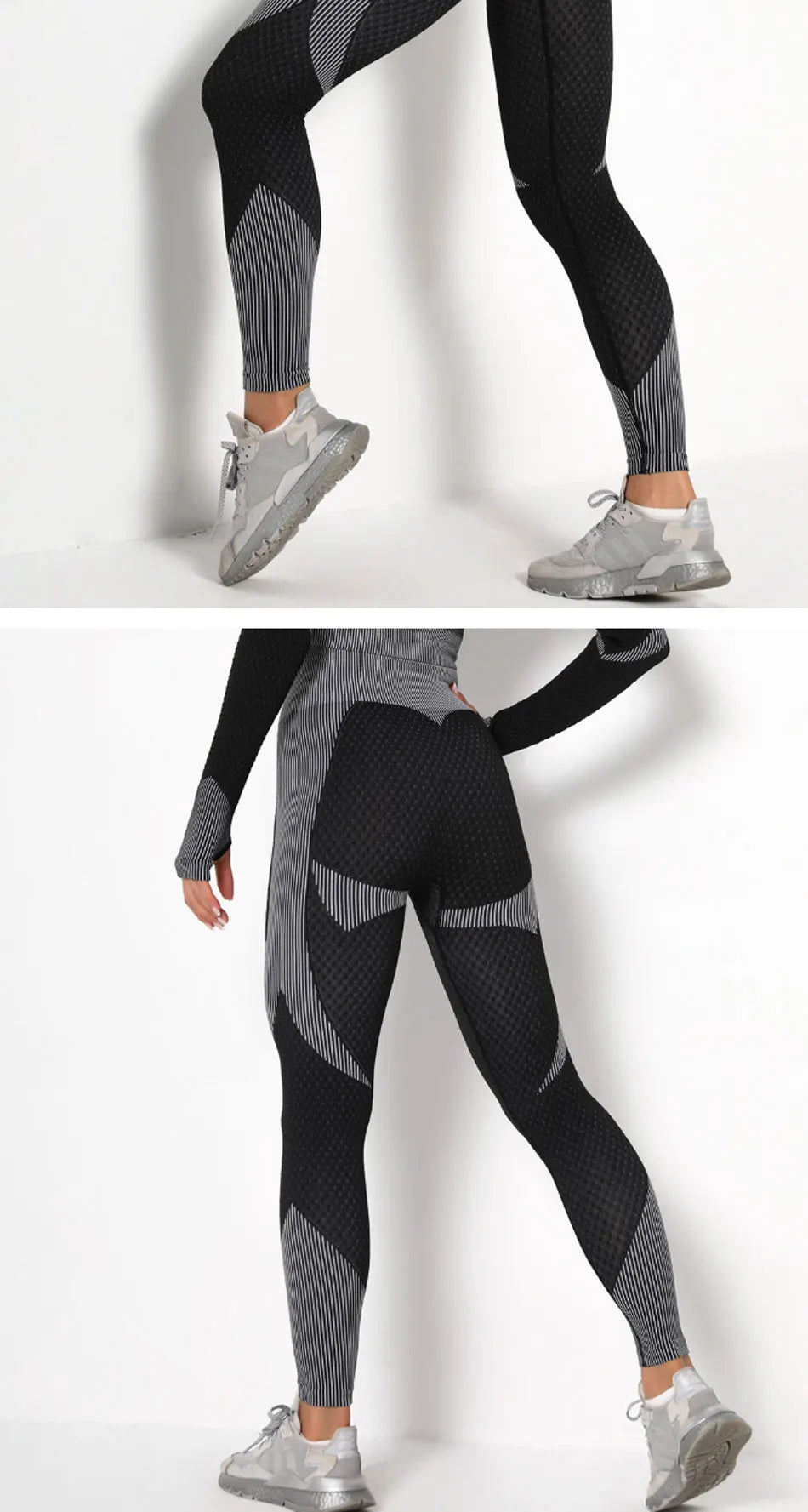 High-Waisted Seamless Gym Leggings