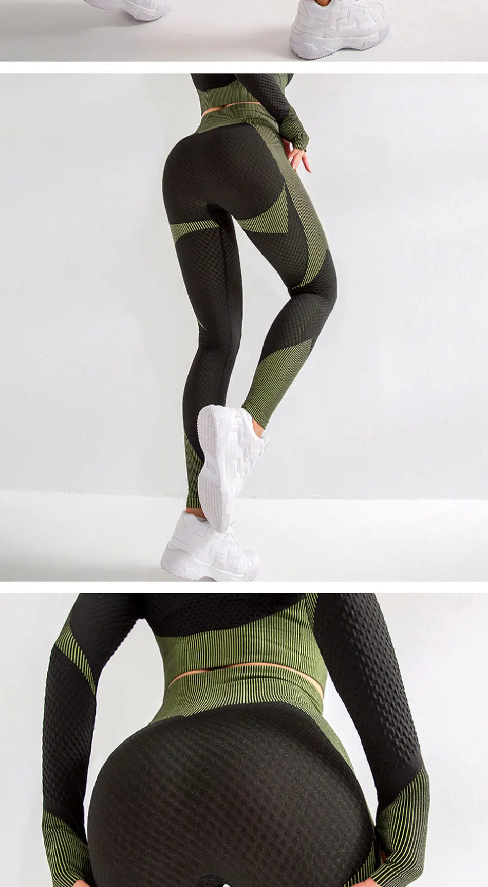 High-Waisted Seamless Gym Leggings