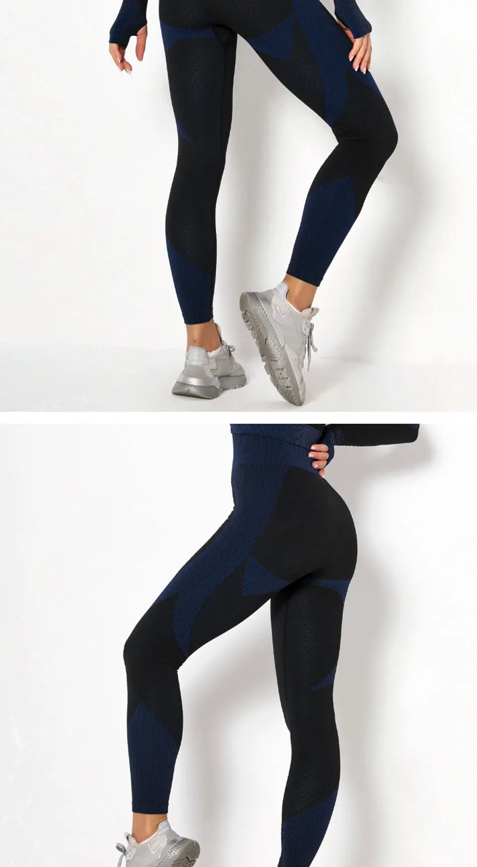 High-Waisted Seamless Gym Leggings