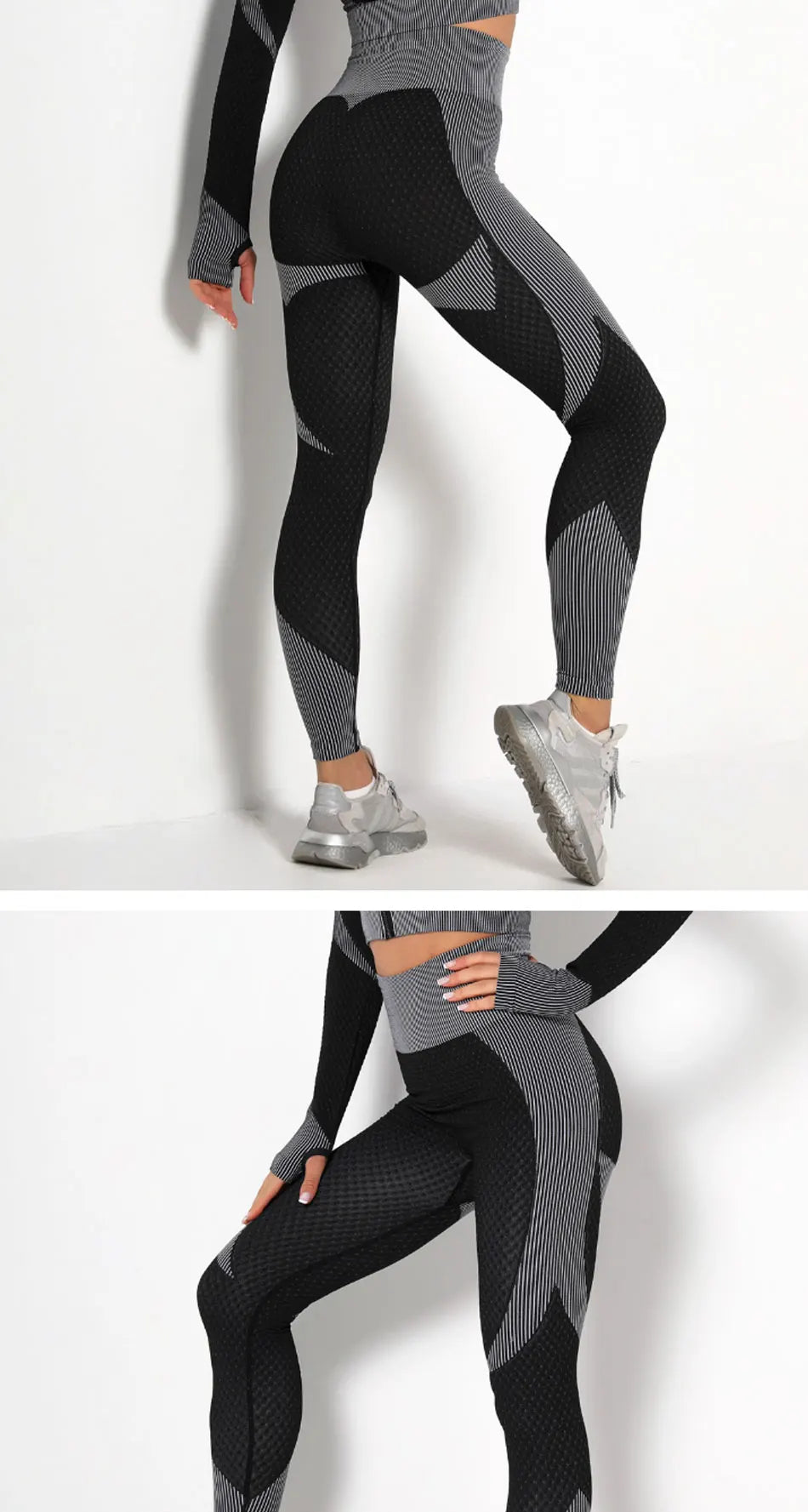 High-Waisted Seamless Gym Leggings