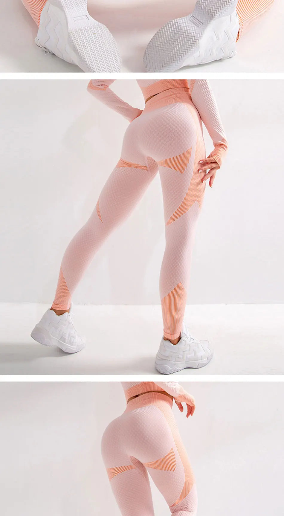 High-Waisted Seamless Gym Leggings