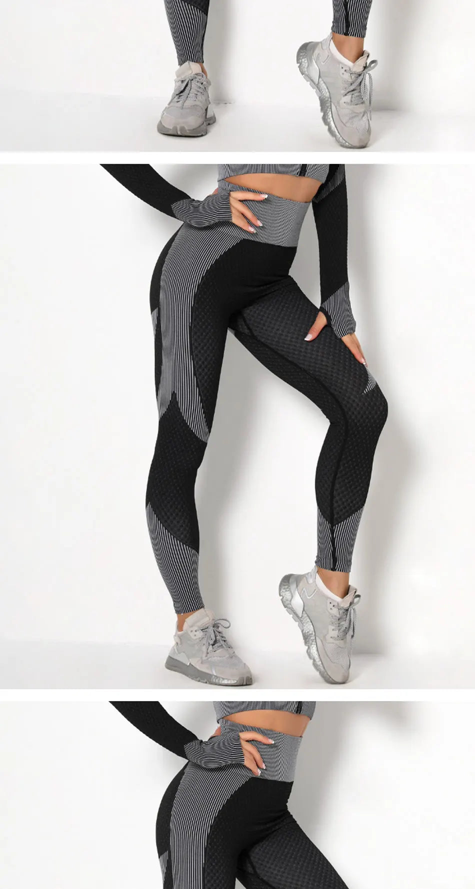 High-Waisted Seamless Gym Leggings