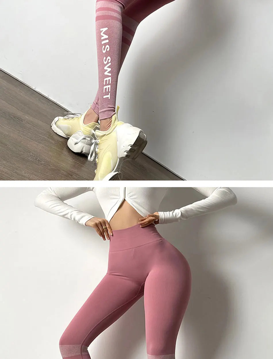 Seamless High-Waist Stretchy Yoga & Fitness Leggings