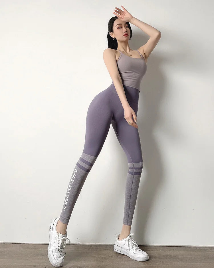 Seamless High-Waist Stretchy Yoga & Fitness Leggings