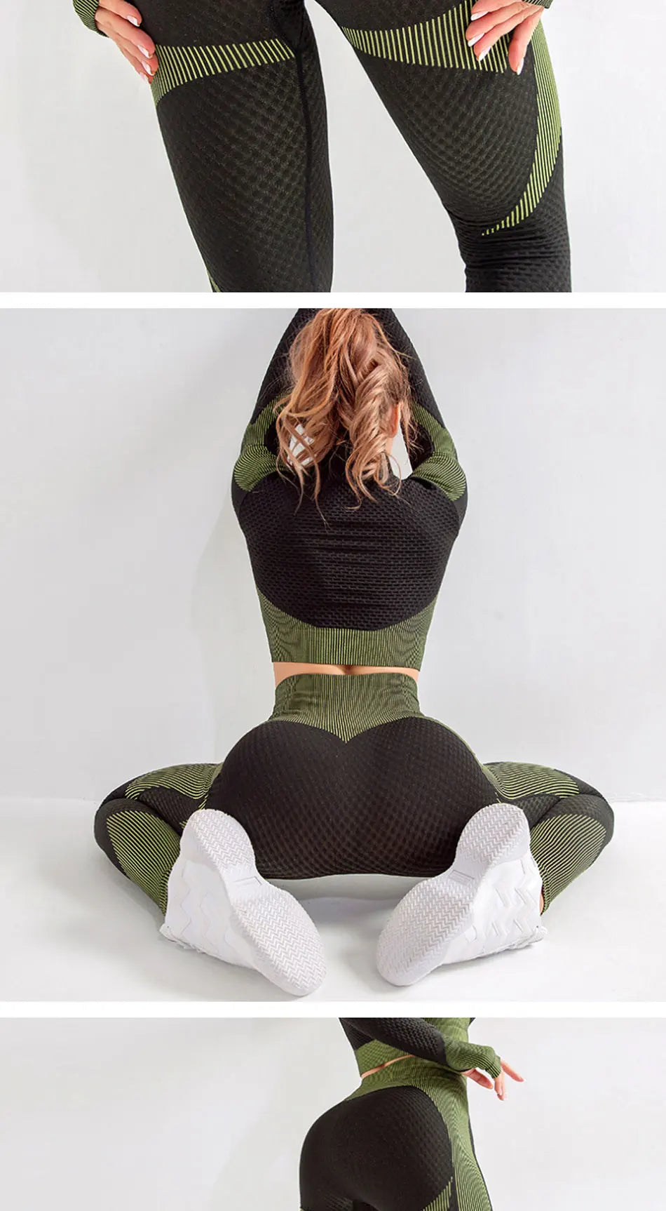 High-Waisted Seamless Gym Leggings