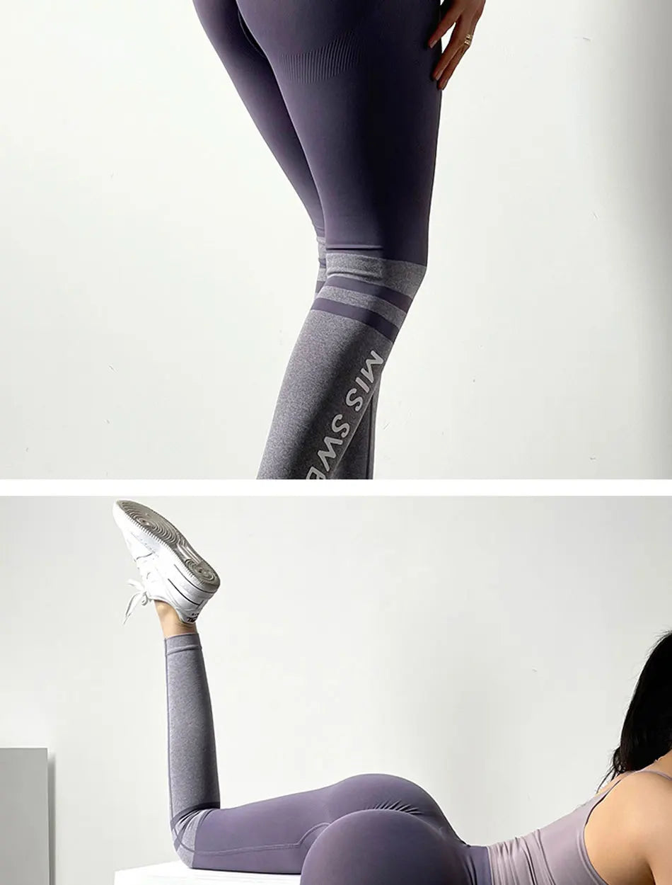 Seamless High-Waist Stretchy Yoga & Fitness Leggings