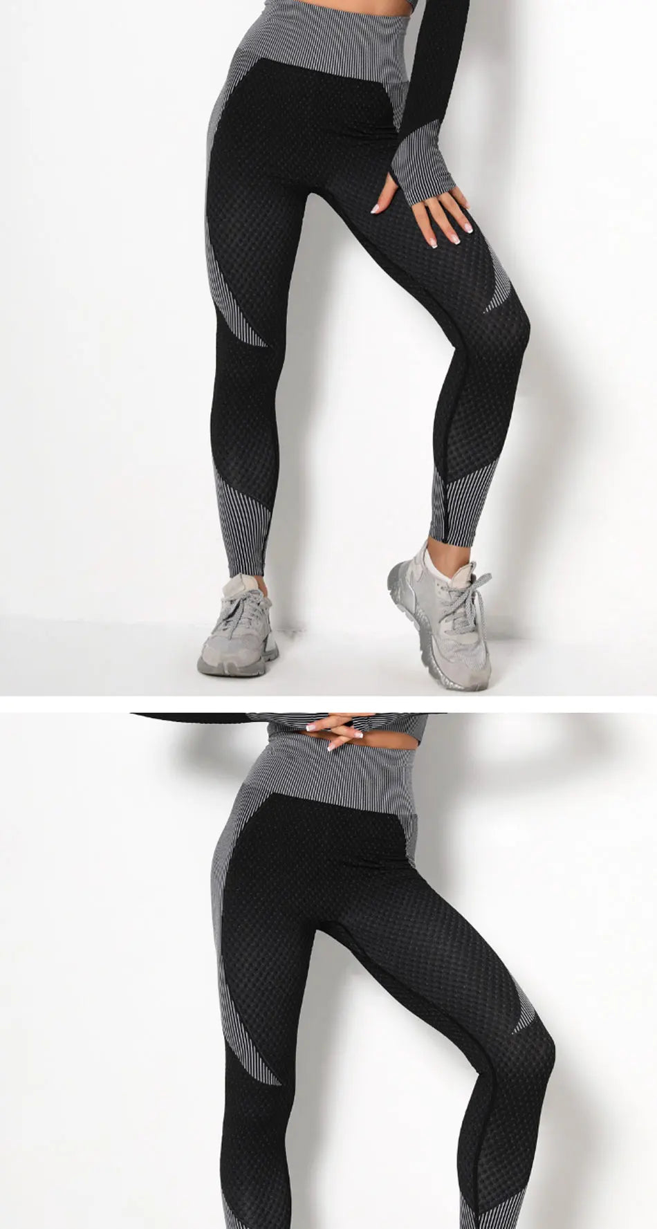 High-Waisted Seamless Gym Leggings