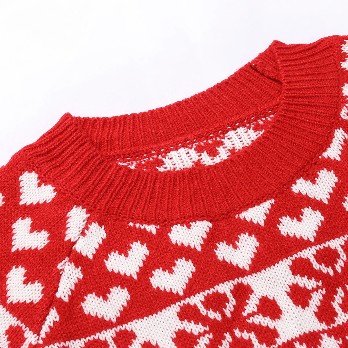 Women's Christmas Print Sweater - Festive Casual Knit Pullover