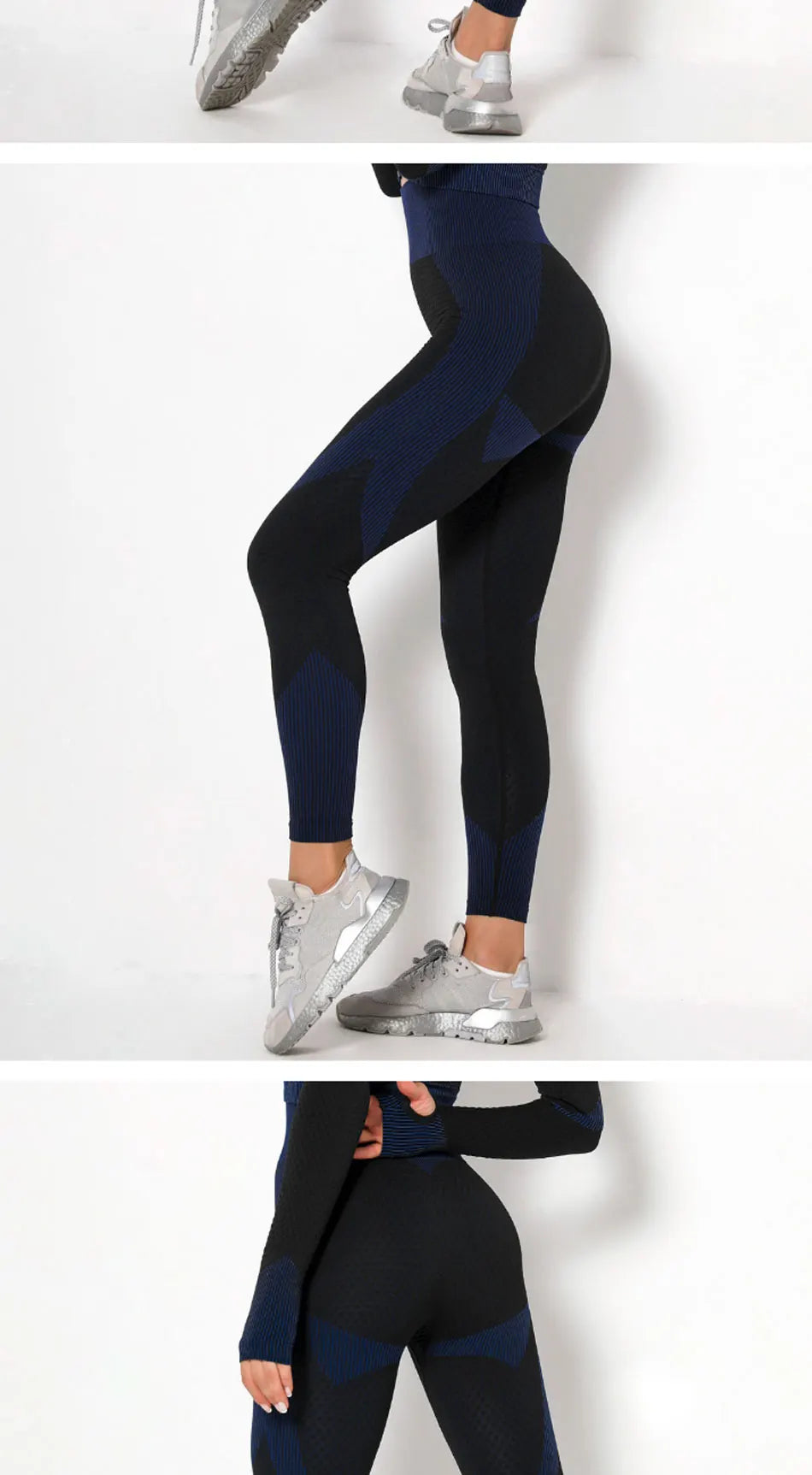 High-Waisted Seamless Gym Leggings