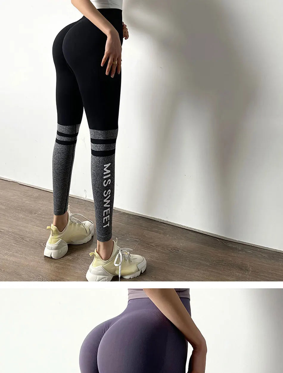 Seamless High-Waist Stretchy Yoga & Fitness Leggings