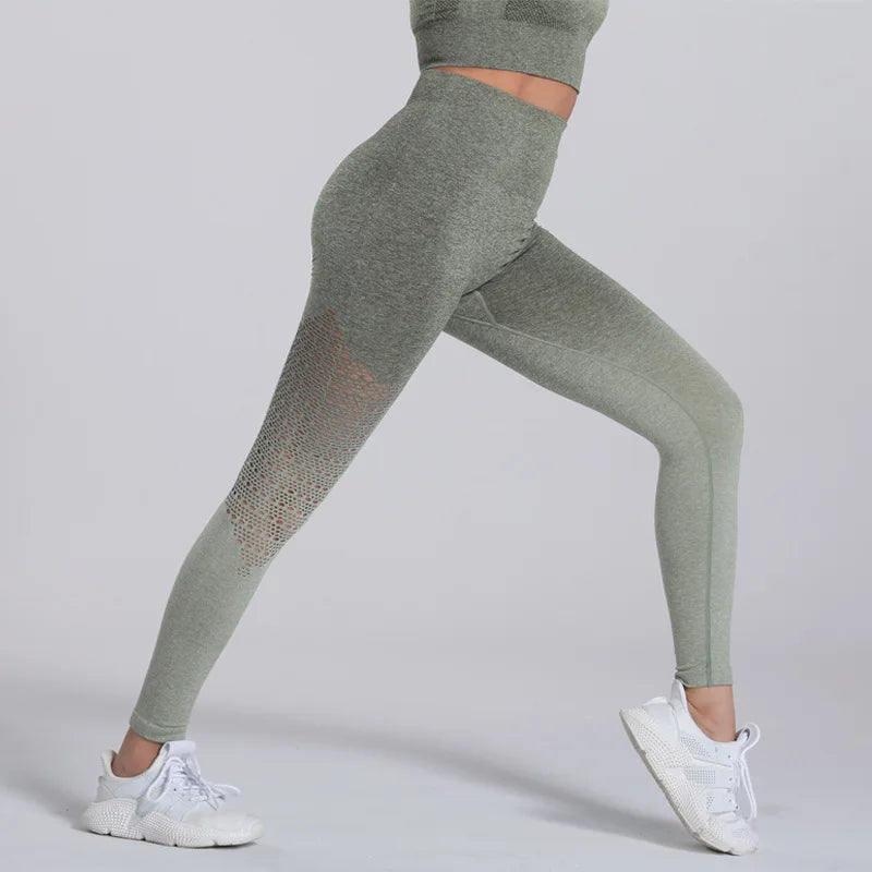 Seamless High-Waist Squat-Proof Fitness Leggings