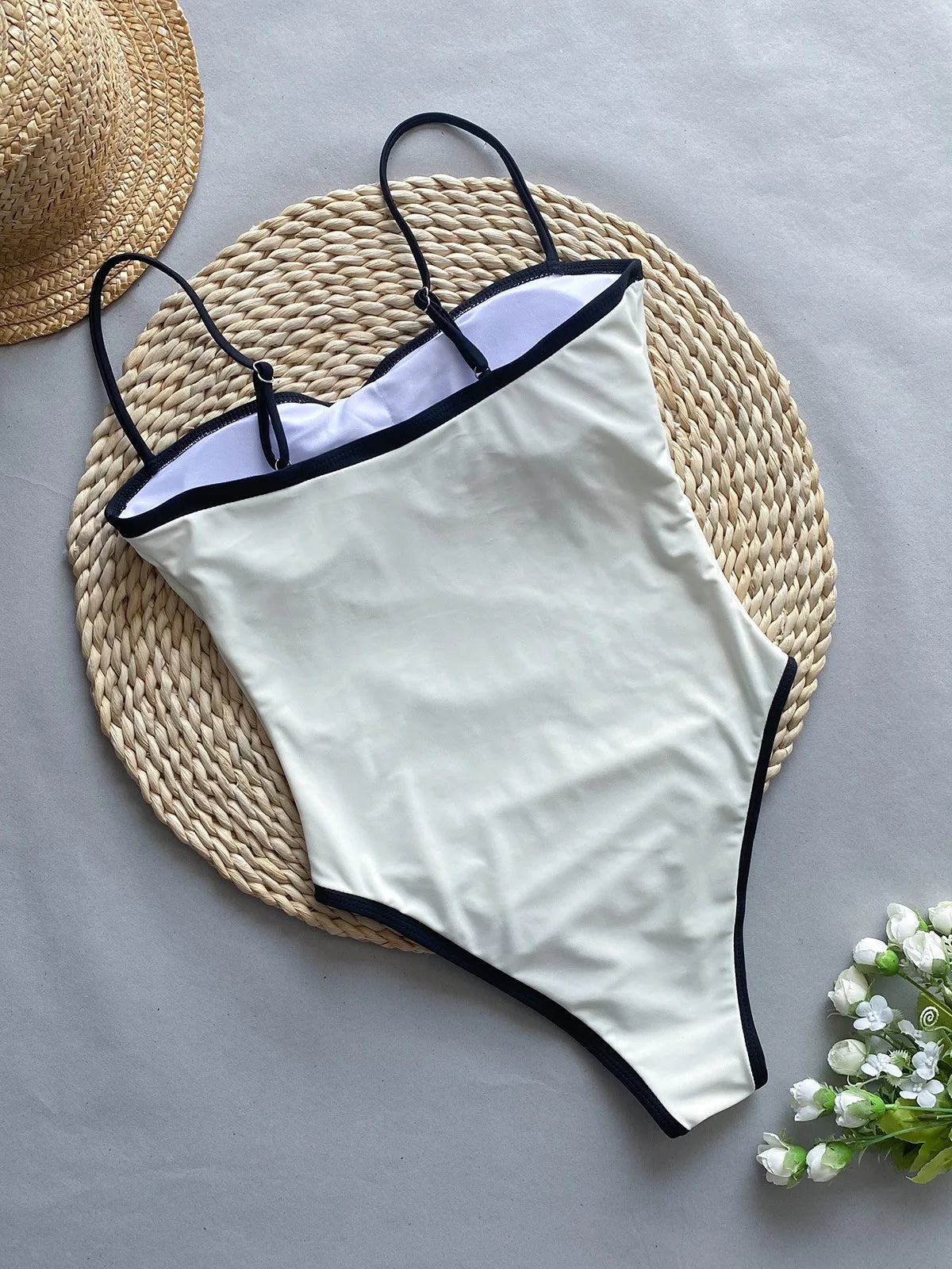 Vintage One Piece Retro Swimsuit