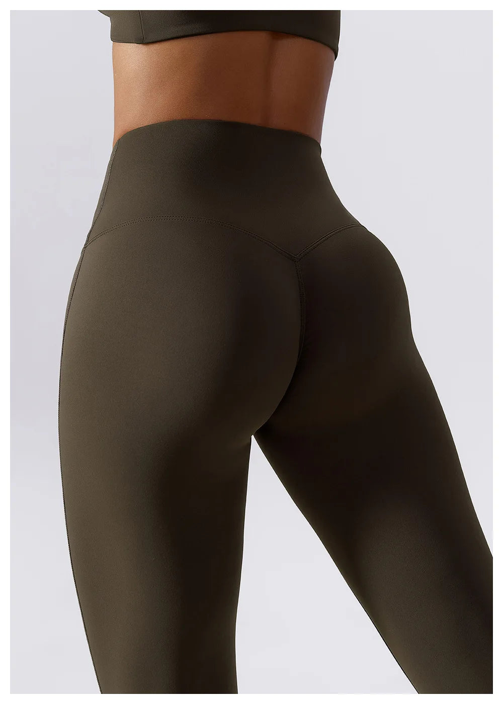 Breathable Push-Up Yoga Leggings with Peach Lift