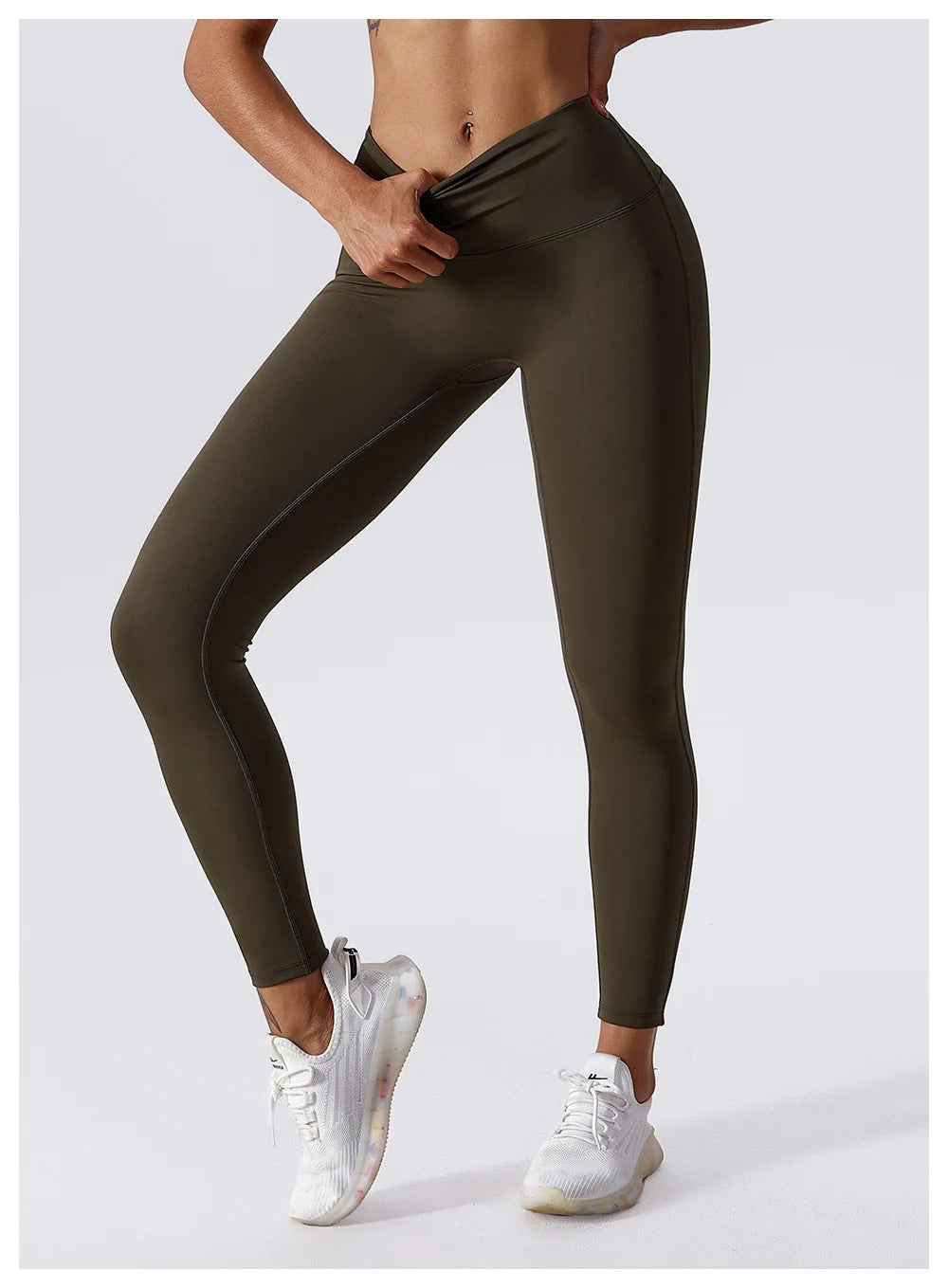 Breathable Push-Up Yoga Leggings with Peach Lift