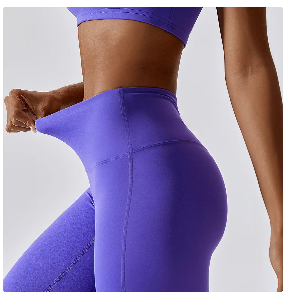 Breathable Push-Up Yoga Leggings with Peach Lift