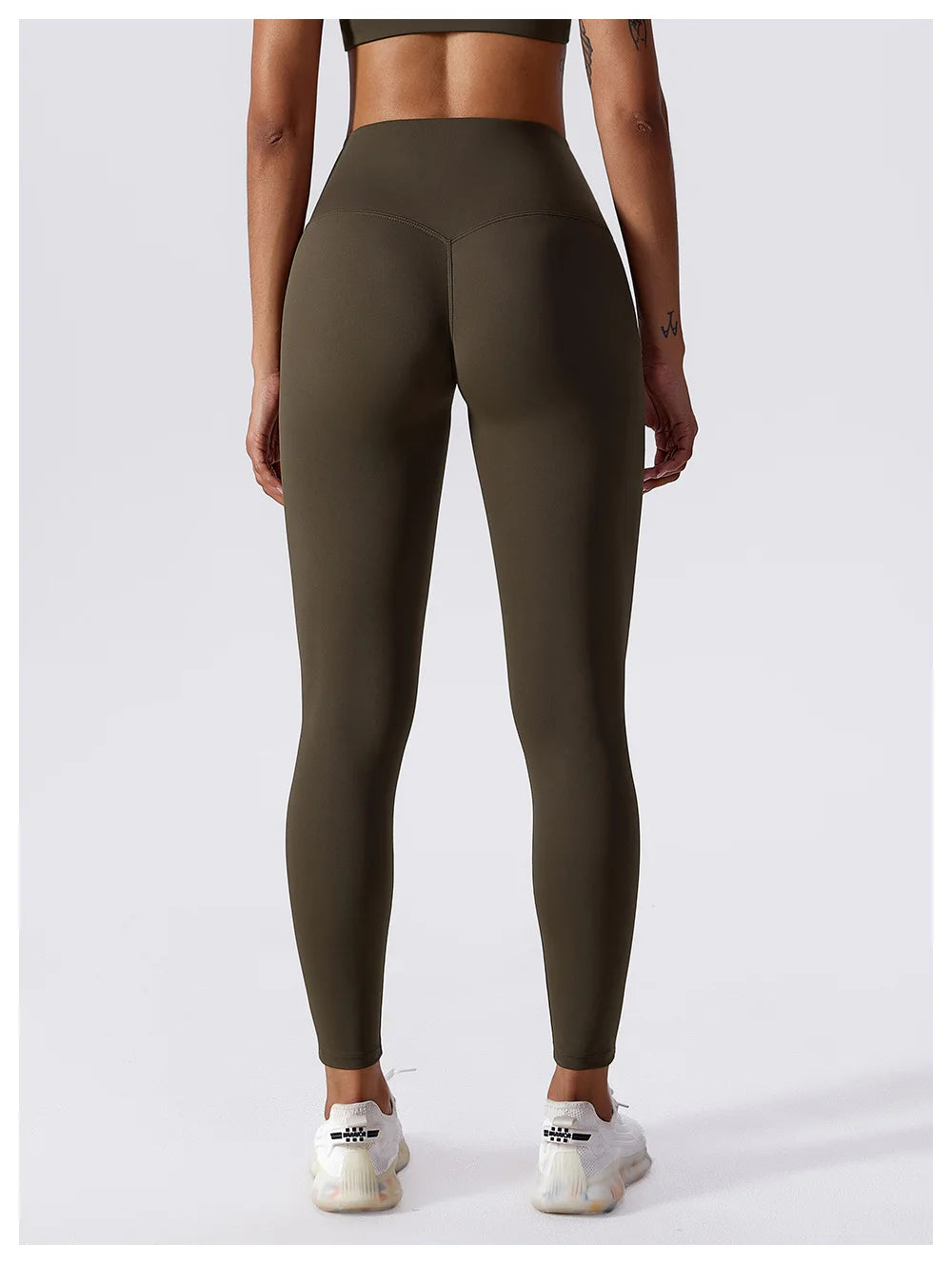 Breathable Push-Up Yoga Leggings with Peach Lift