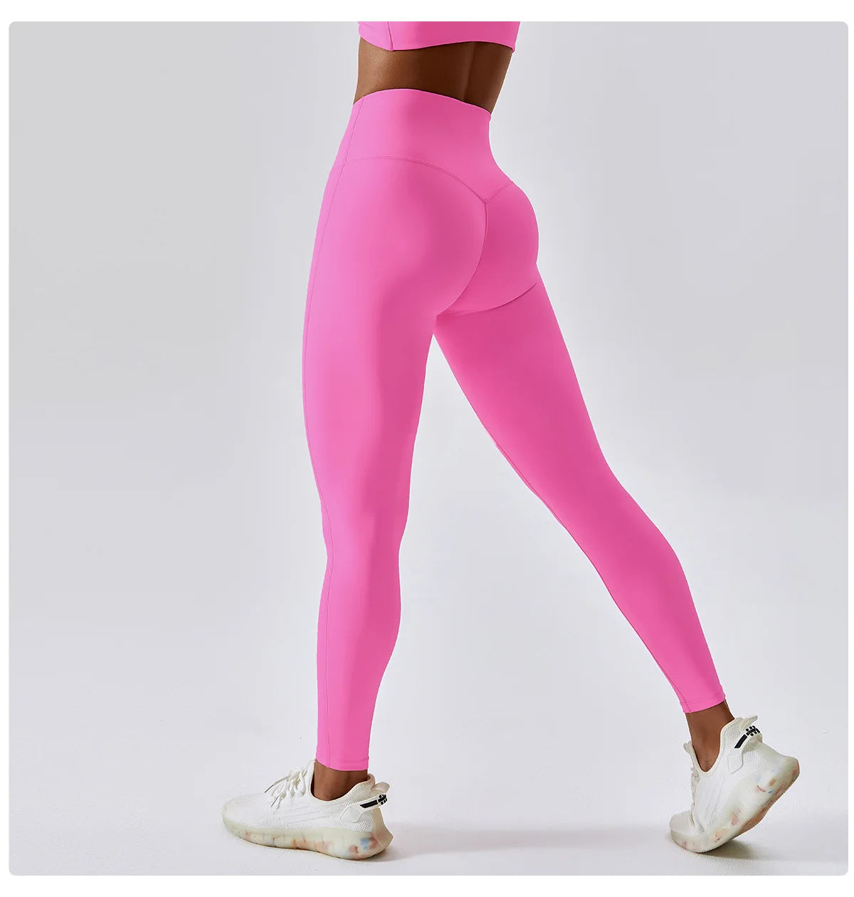 Breathable Push-Up Yoga Leggings with Peach Lift