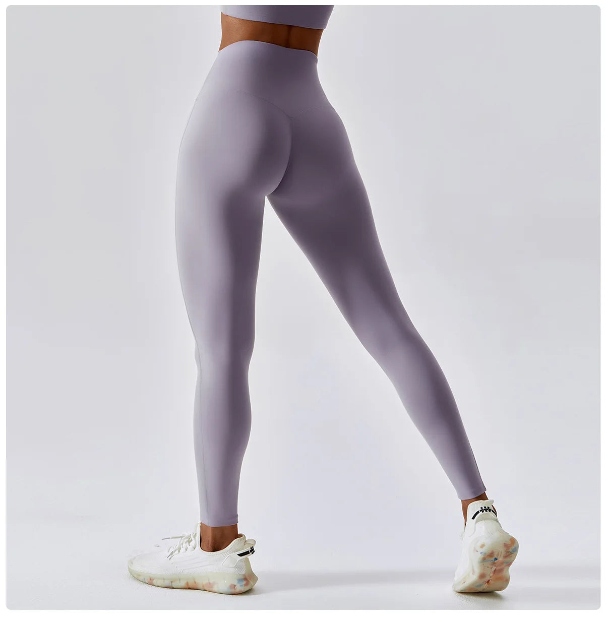 Breathable Push-Up Yoga Leggings with Peach Lift