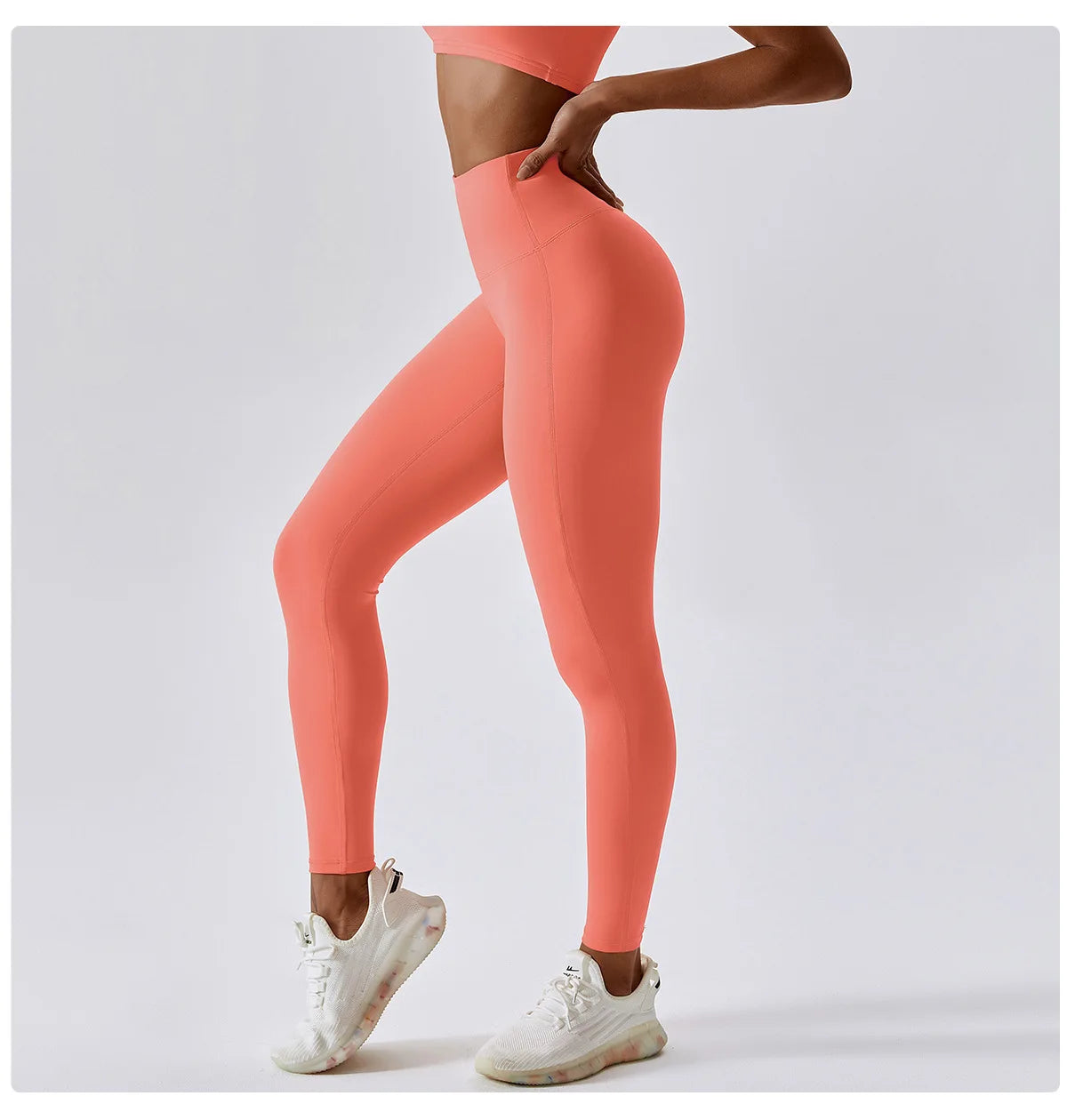 Breathable Push-Up Yoga Leggings with Peach Lift