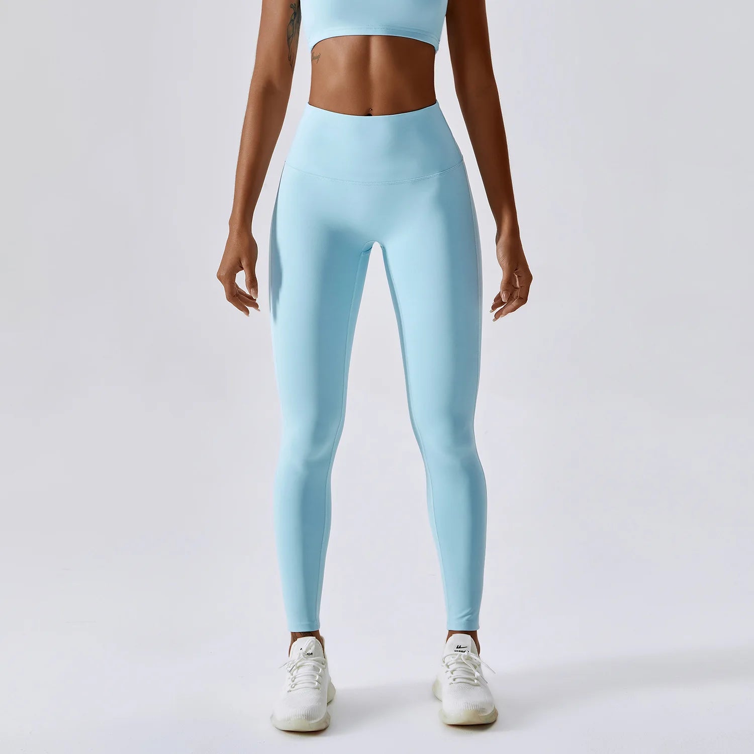 Breathable Push-Up Yoga Leggings with Peach Lift