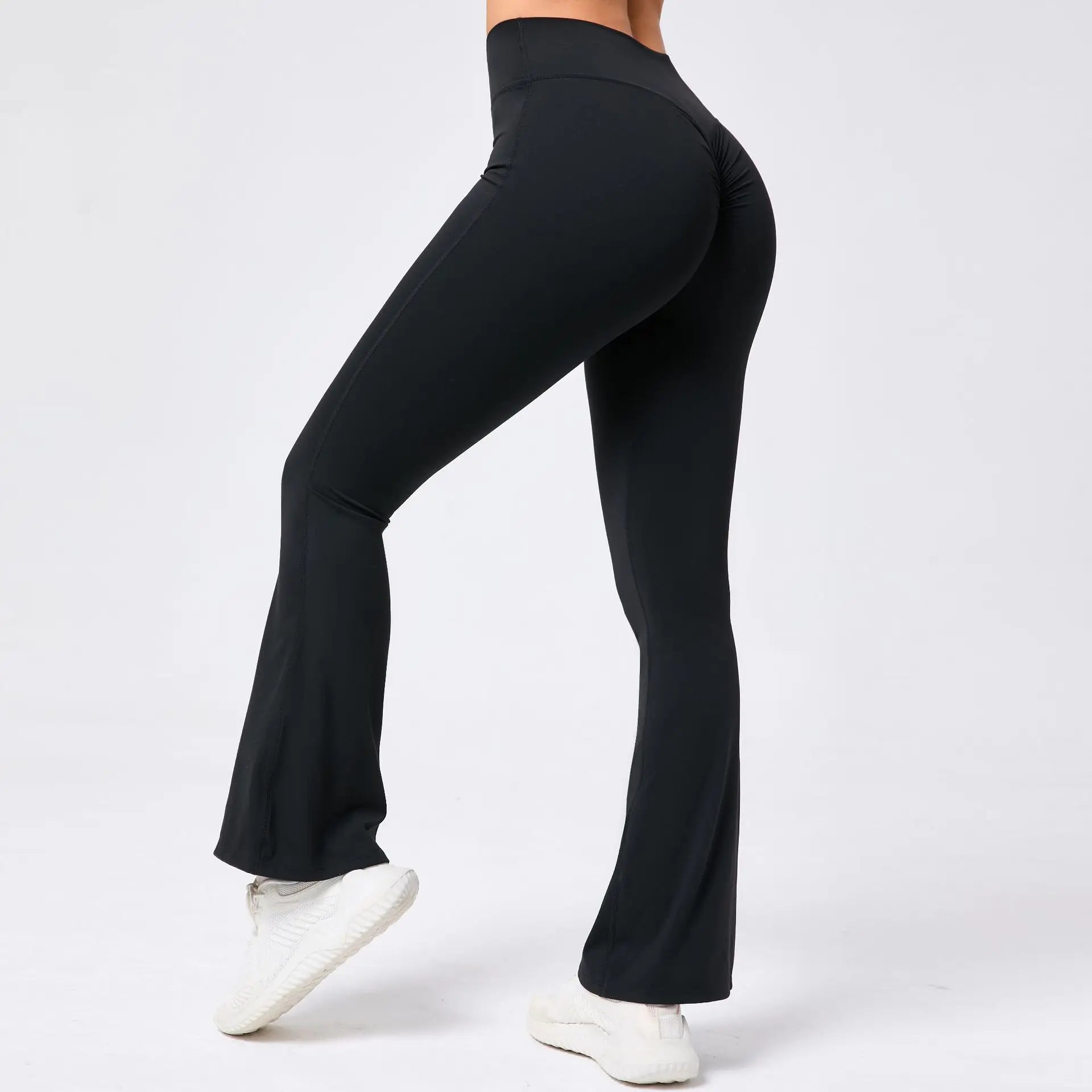 Push Up High Waiste Wide Leg Leggings