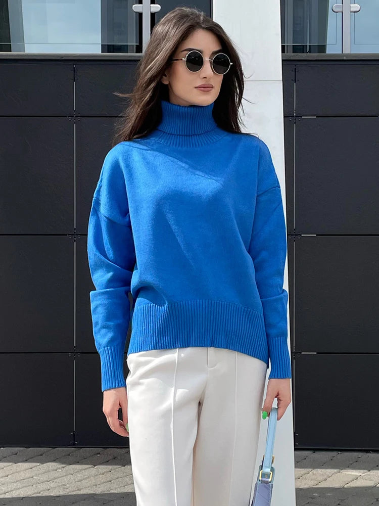 Thick Turtleneck Oversized Kintted Sweater