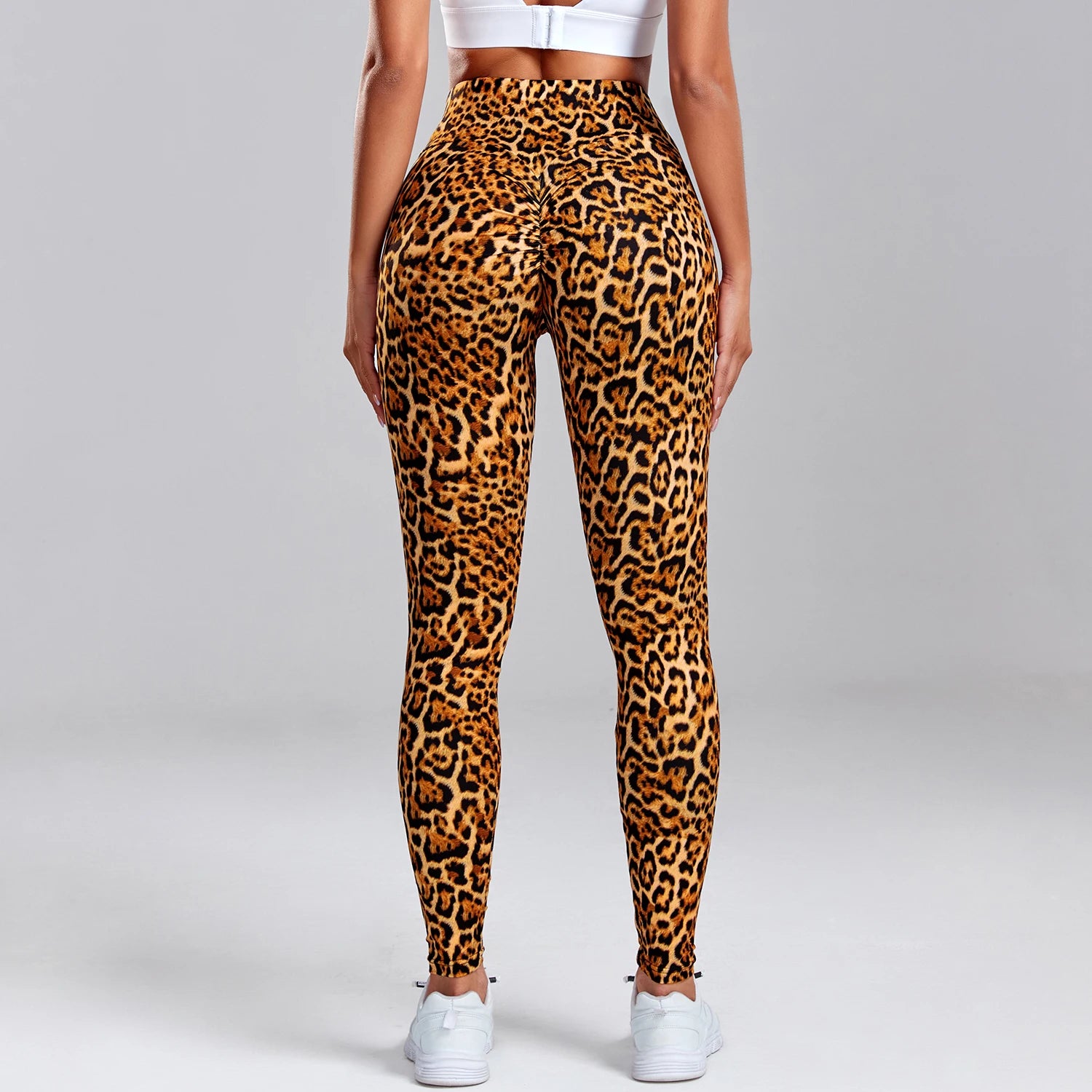 High Waist Leopard Print Leggings