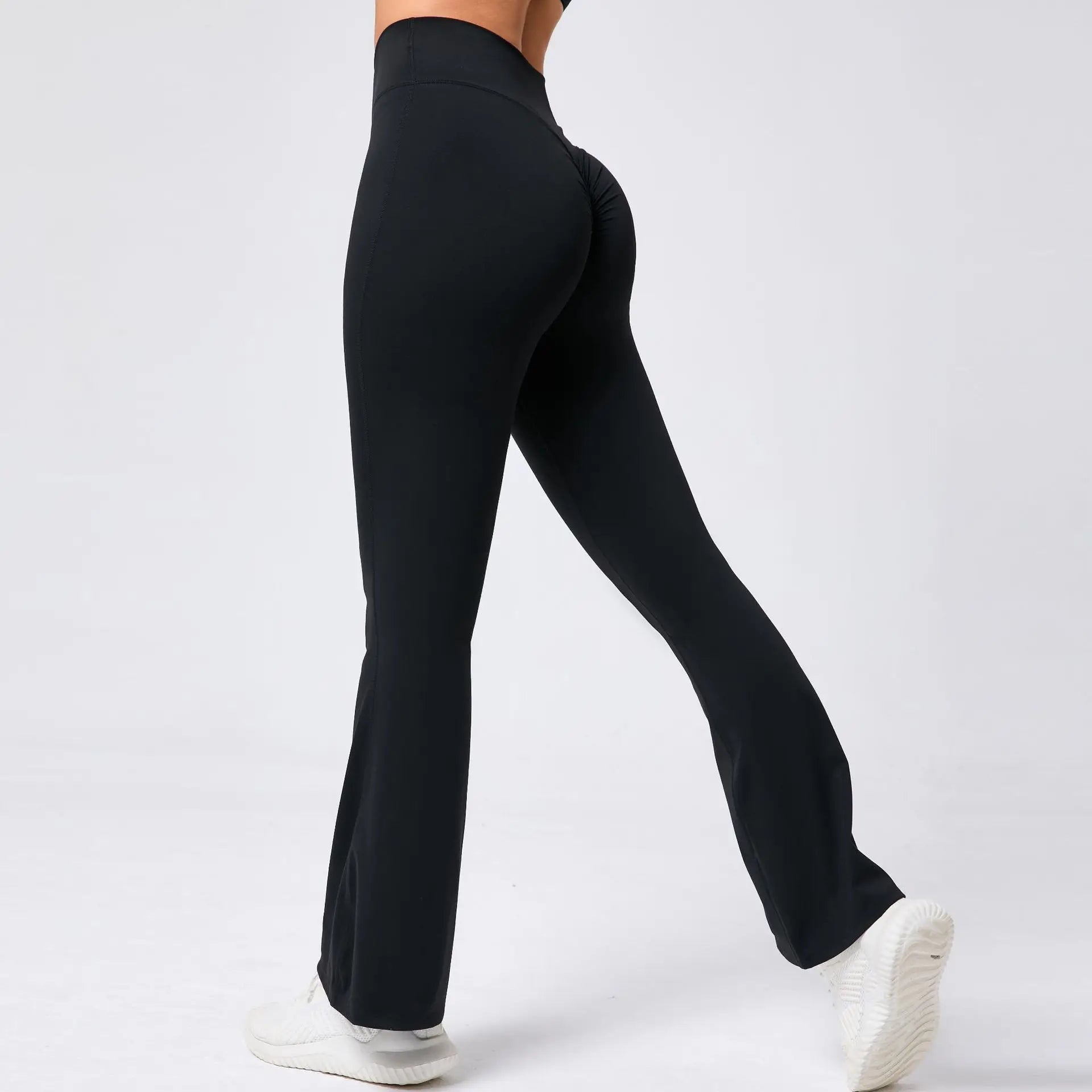 Push Up High Waiste Wide Leg Leggings