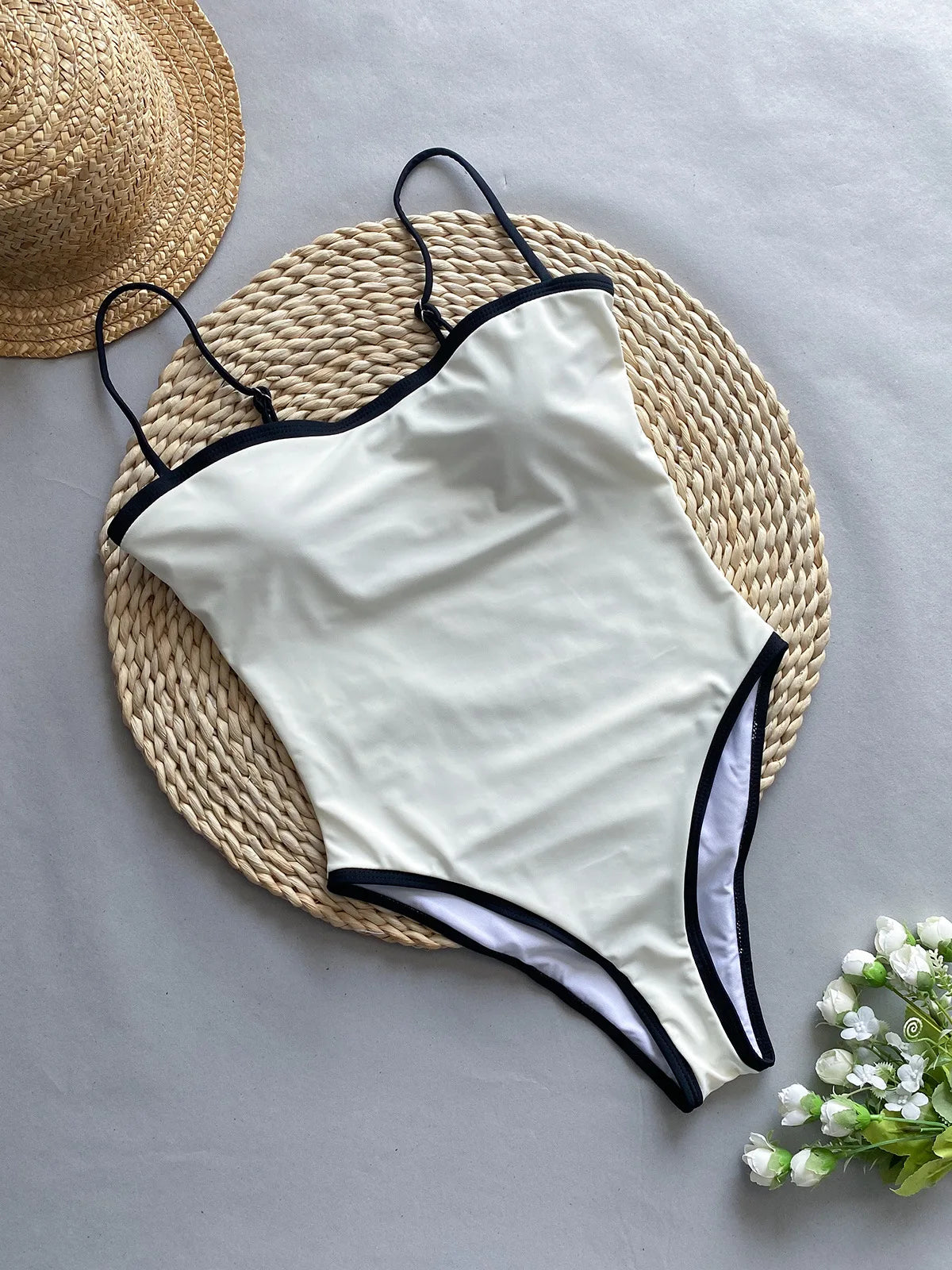 Vintage One Piece Retro Swimsuit