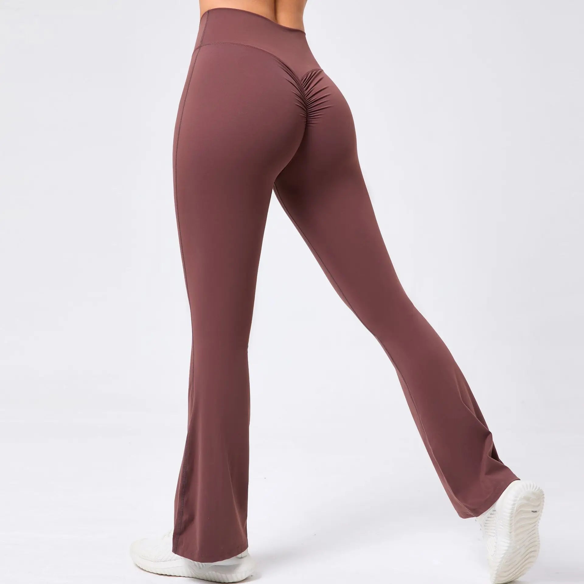 Push Up High Waiste Wide Leg Leggings