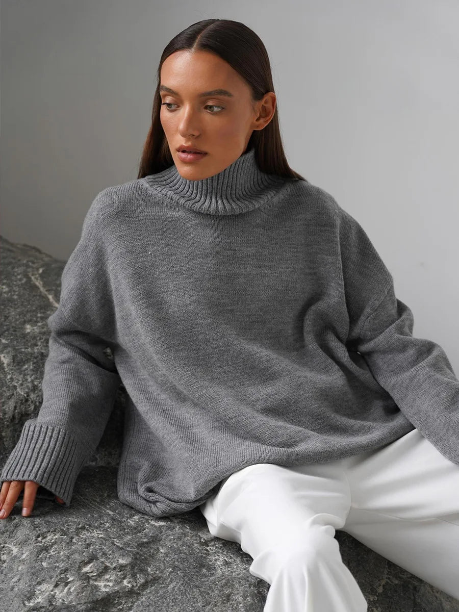 High-End Knit Sweater - Slim Fit, Casual Warmth in Luxe Style