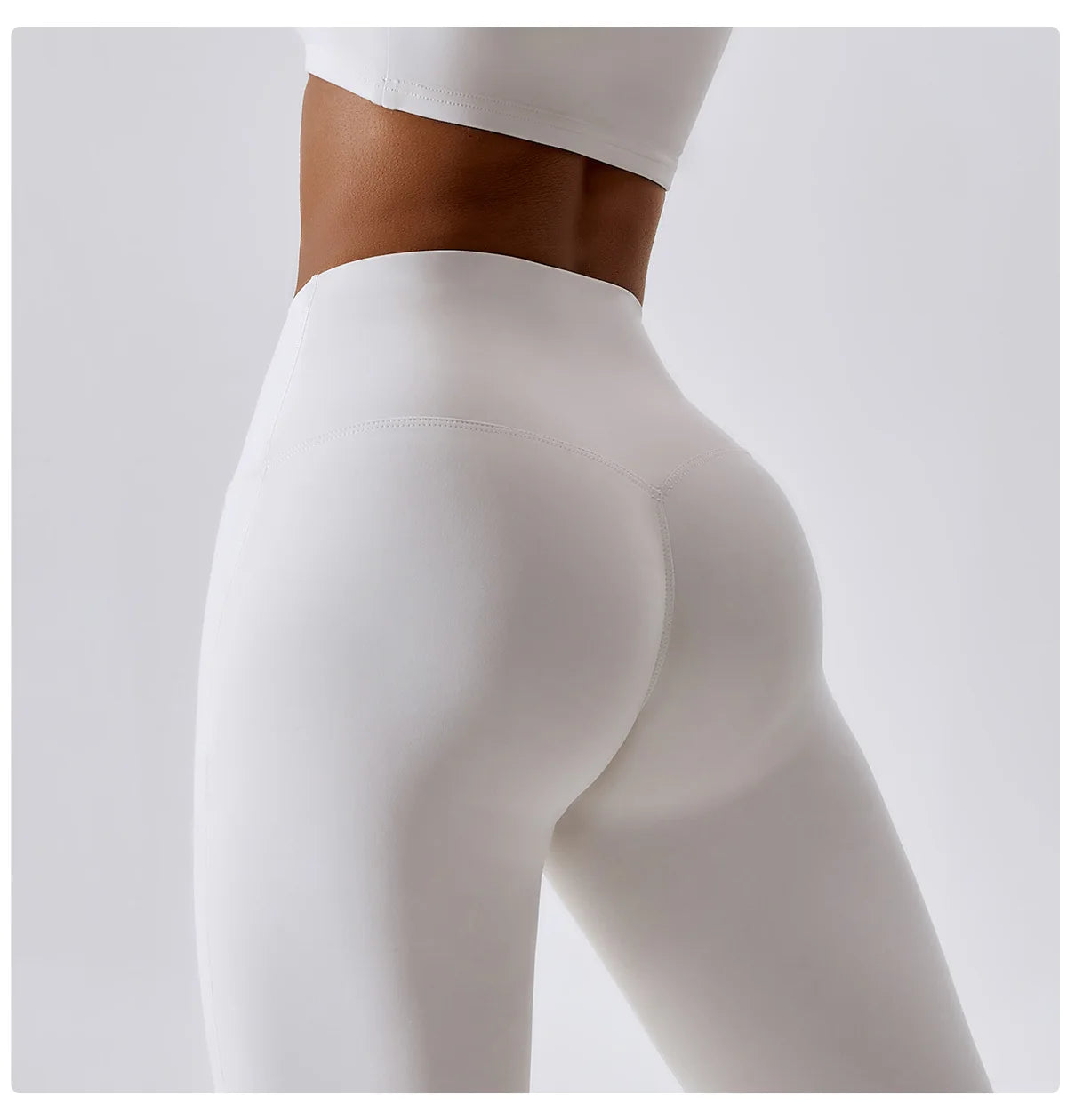 Breathable Push-Up Yoga Leggings with Peach Lift