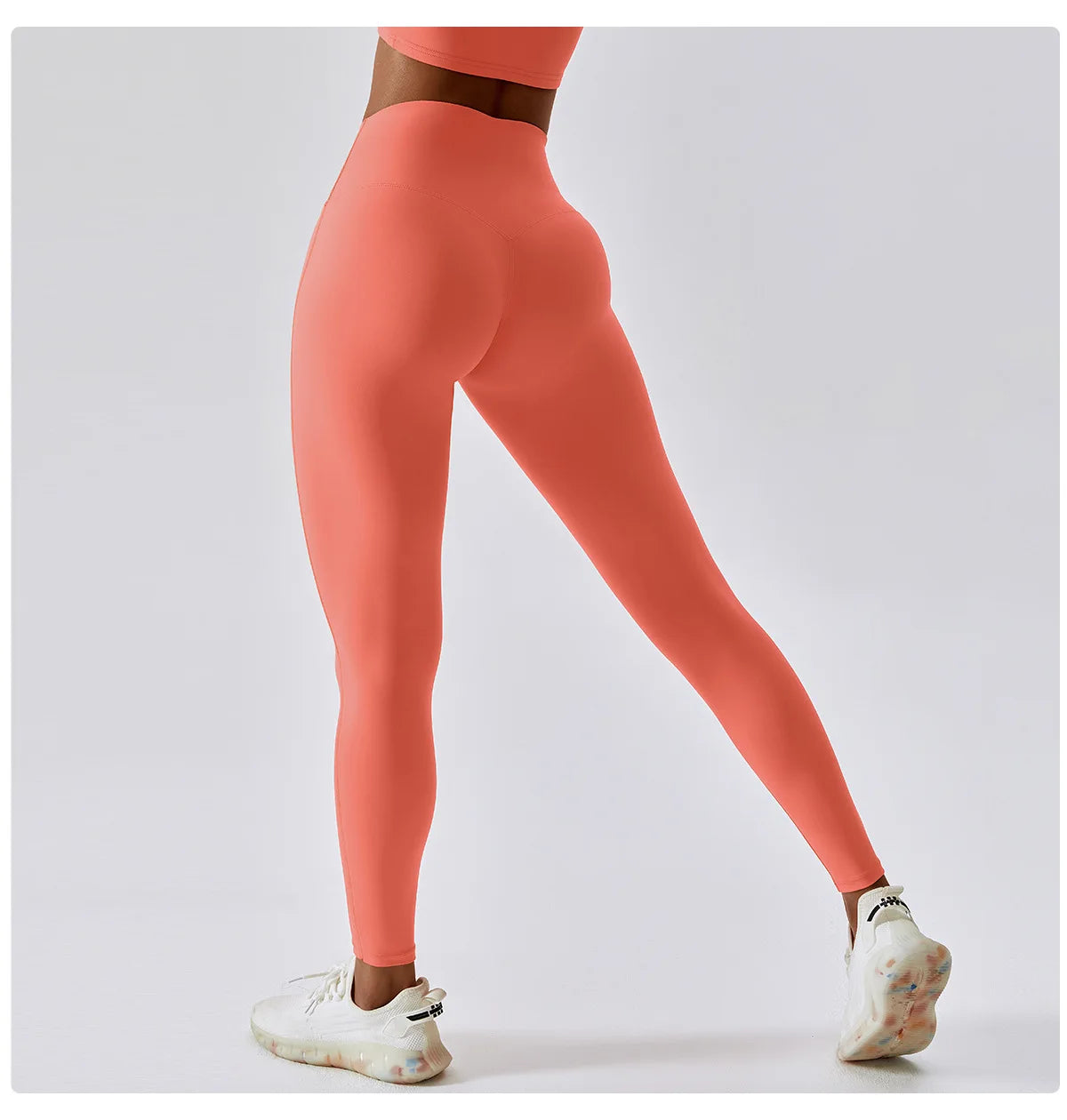 Breathable Push-Up Yoga Leggings with Peach Lift