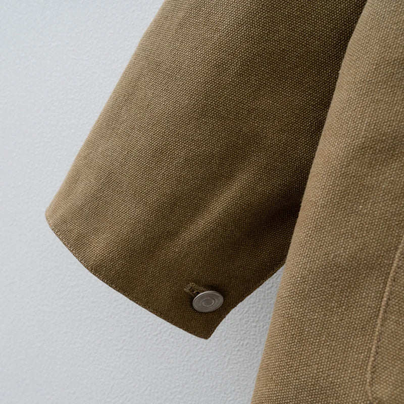 Thick Cotton Short Trench Jacket