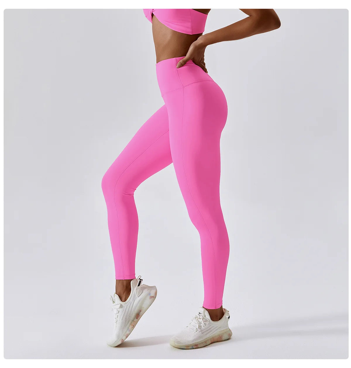 Breathable Push-Up Yoga Leggings with Peach Lift