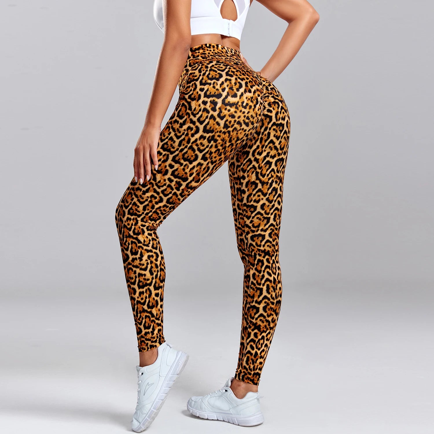 High Waist Leopard Print Leggings