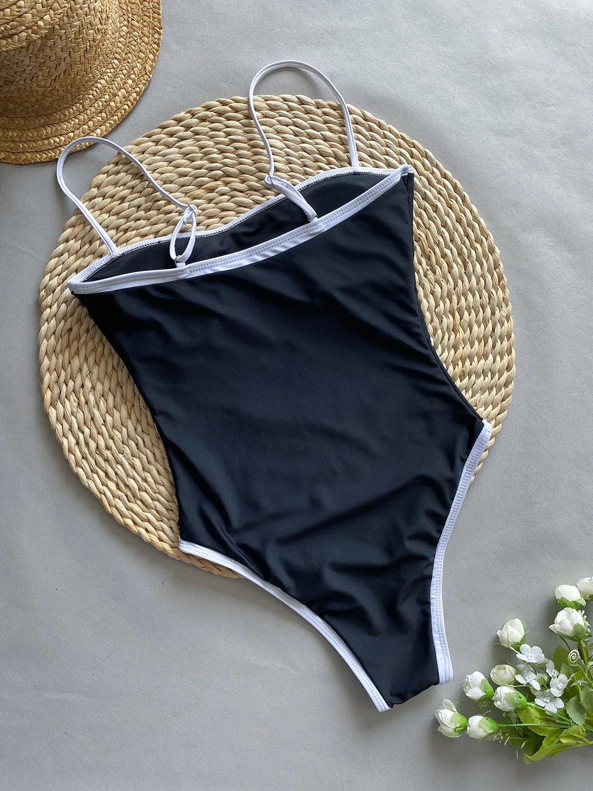 Vintage One Piece Retro Swimsuit
