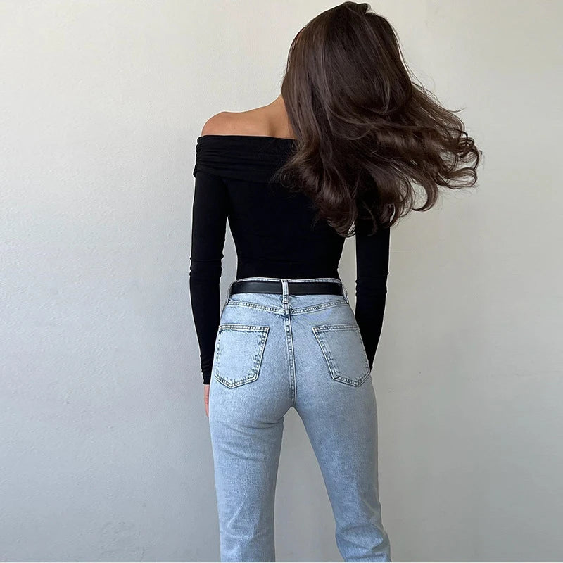 Backless Solid Corset Slim Fashion Crossed Bodysuit