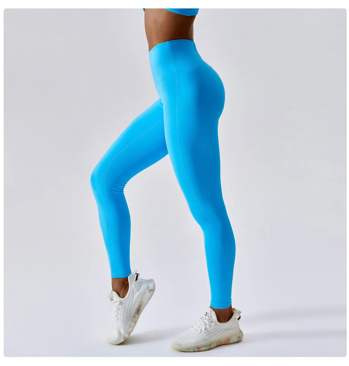 Breathable Push-Up Yoga Leggings with Peach Lift