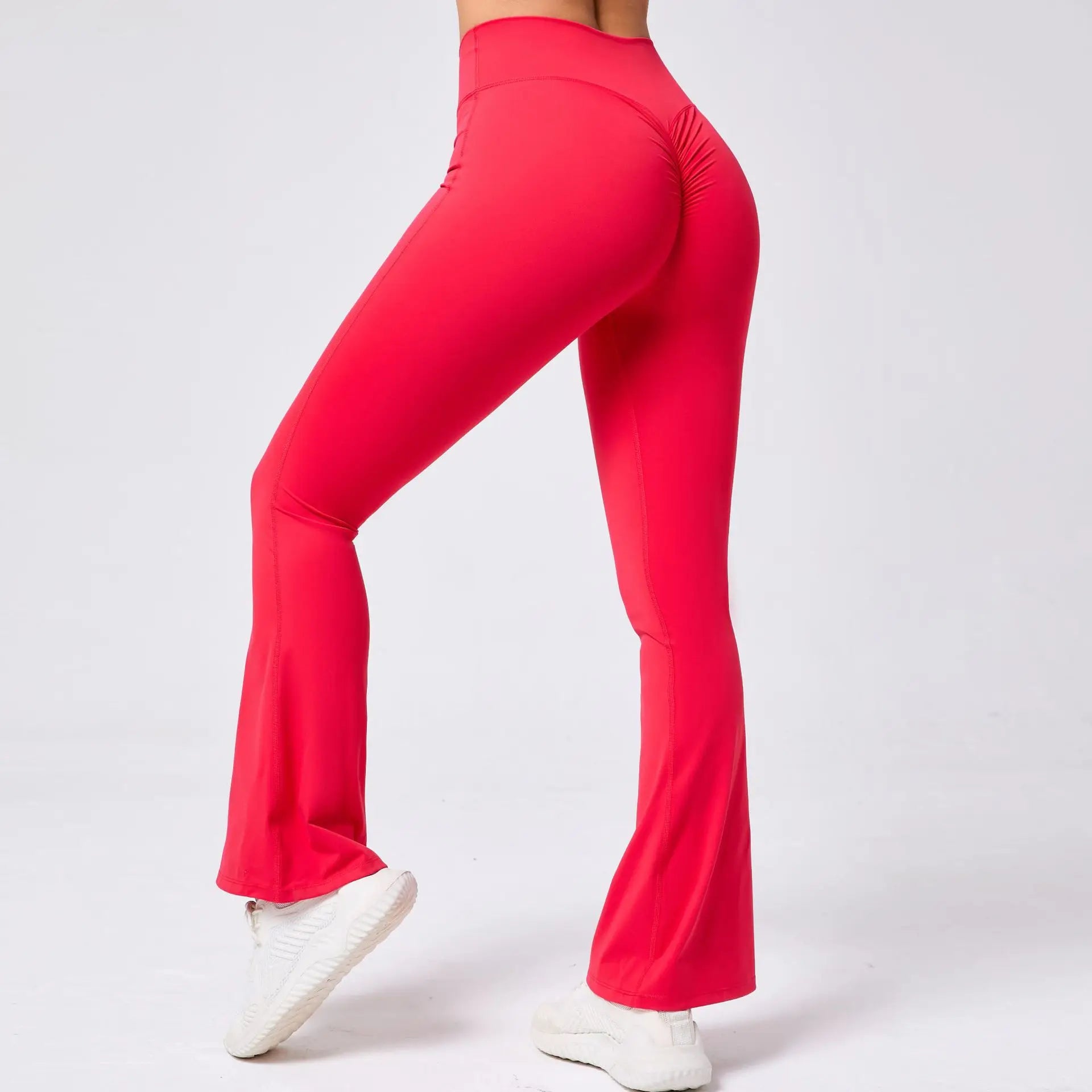 Push Up High Waiste Wide Leg Leggings