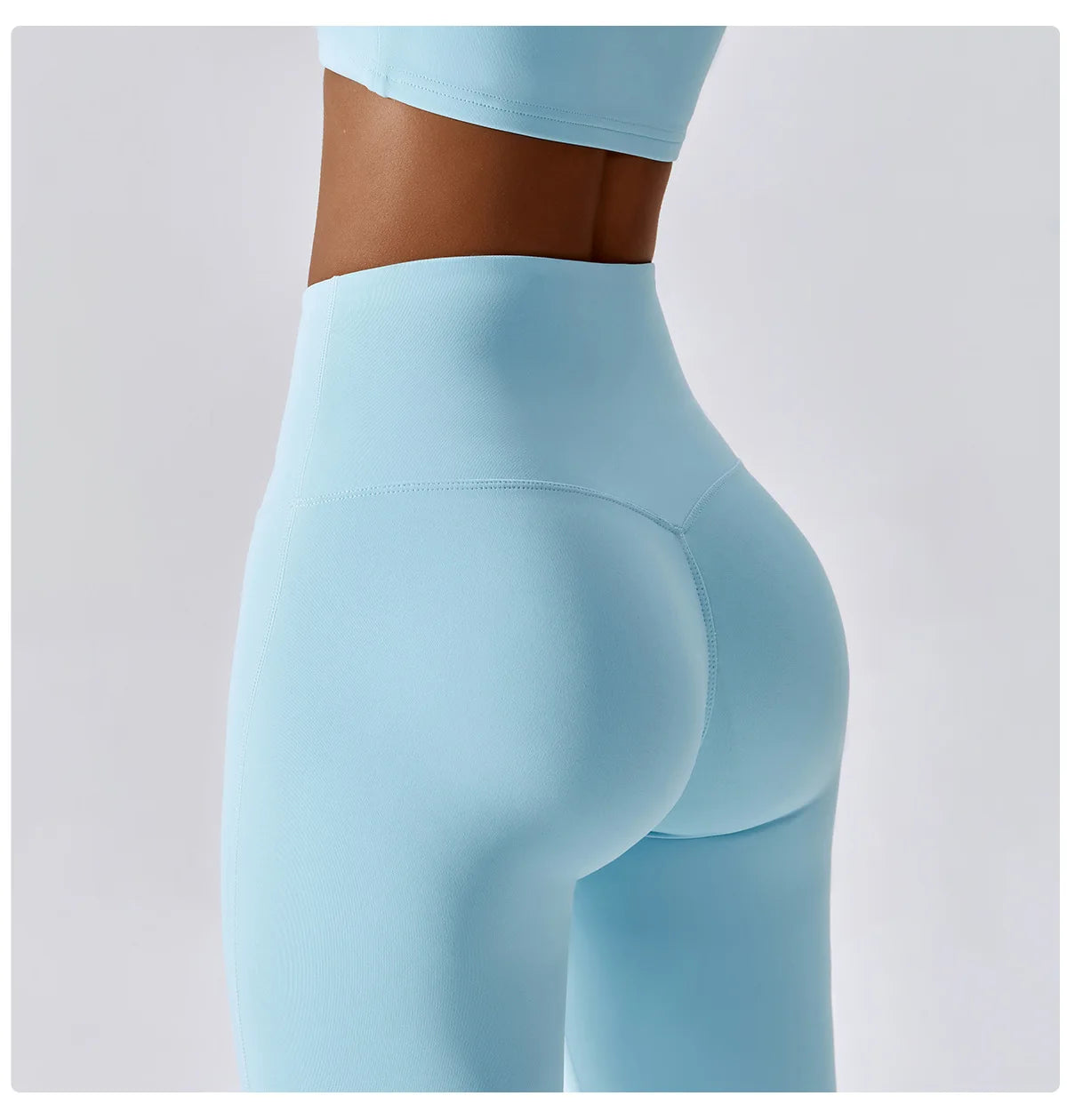 Breathable Push-Up Yoga Leggings with Peach Lift