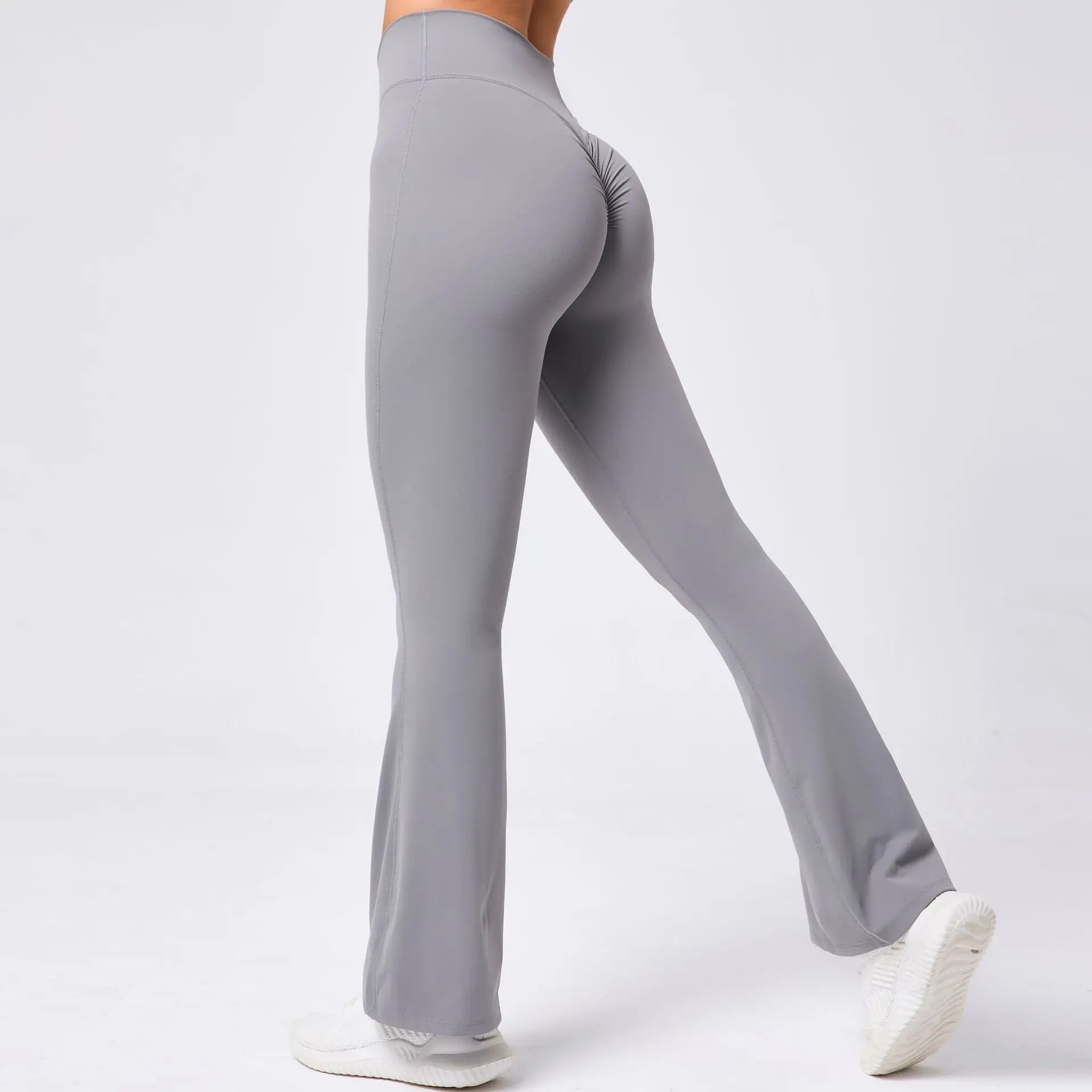 Push Up High Waiste Wide Leg Leggings