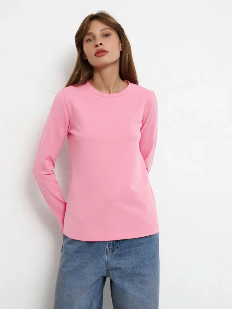 100% Cotton Oversized Long Sleeve T-Shirt